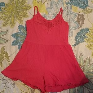 $3/10 Rusty Coral Colored Romper